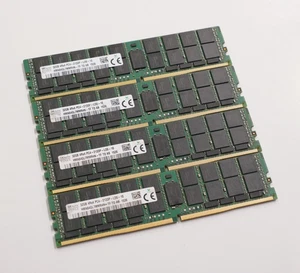 [128GB] - LOT OF 4x 32GB DDR4 ECC 2133 SK Hynix Registered Server RAM - Picture 1 of 3