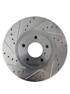 Dynamic Friction 631-67052L Drilled Slotted Brake Rotor for Nissan Infiniti Left - Bild 1 von 2