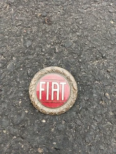 Nice Fiat 124 Spider Hood Emblem Lorioli Milano OEM Vintage Original. - Picture 1 of 2