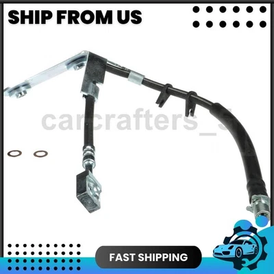 Sunsong Rear Left Brake Hydraulic Hose for 2003-2009 Chevrolet C5500 Kodiak 6.6L - Image 1 of 3