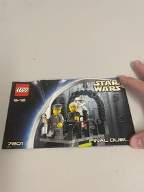 7201 lego FINAL DUEL II star wars INSTRUCTION BOOKLET ONLY retired 2002 original