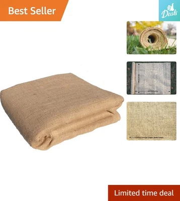 Eco-Friendly 10 oz Burlap Garden Fabric 40" x 15' - Ideal for Plants & Crafts - Image 1 of 4