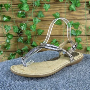 Tanga mujer B.O.C marrón metálico sintético talla 7 mediana ligeramente usada 2025 - Imagen 1 de 7