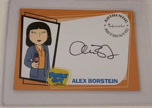 2006 FAMILY GUY Tricia Takanawa ALEX BORSTEIN Authentic AUTOGRAPH CARD A7 Auto - Picture 1 of 5