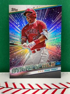 2024 Topps Serie 1 Estrellas de MLB #SMLB-2 Mike Trout Los Angeles Angels - Imagen 1 de 2
