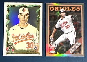 Grayson Rodriguez RC Lote (2) 2023 Topps Allen & Ginter Lámina, Cromo 1988 Inserto - Imagen 1 de 2