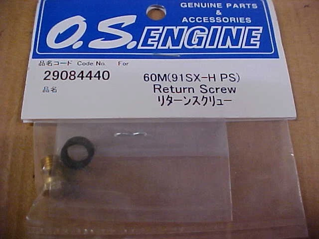 O.S. ENGINES 29084440 = RETURN SCREW: OS ENGINES 60M (91SX-H-PS) - Image 1 of 1