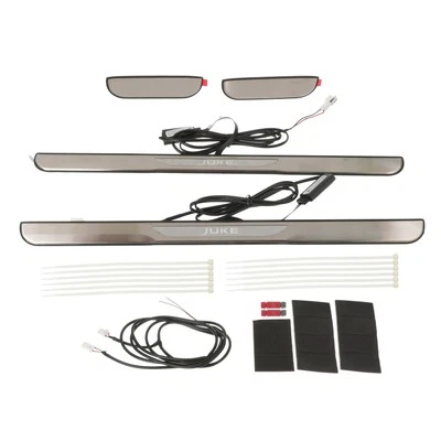 OEM 2011-17 Nissan Juke Illuminated Stainless Steel Kick Plates NEW G6950-1KM0A - Image 1 of 4