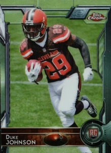 Topps Chrome #140a 2015 - Duke Johnson RC - Cleveland Browns 15-370 - Imagen 1 de 2