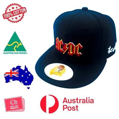 AC/DC Baseball Hat - Music Band Cap Adjustable 9Fifty Snapback Style - image 1 of 4