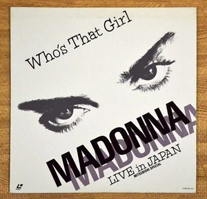 MADONNA /Who's That Girl Live In Japan Laserdisc JAPAN LD 45P6-9017 - Picture 1 of 3