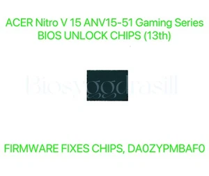 ACER Nitro V 15 ANV15-51 Gaming Series, ADMIN NO PASSWORD FIRMWARE BIOS CHIP - Afbeelding 1 van 1