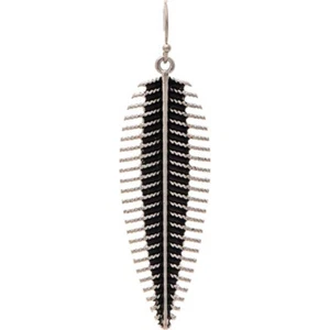 Silver Fine Feathers Earrings - Picture 1 of 1