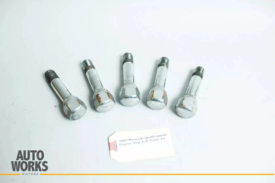 03-13 Maserati Quattroporte M139 Juego de terminales de llanta delantera trasera izquierda derecha OEM Foto 1 de 4