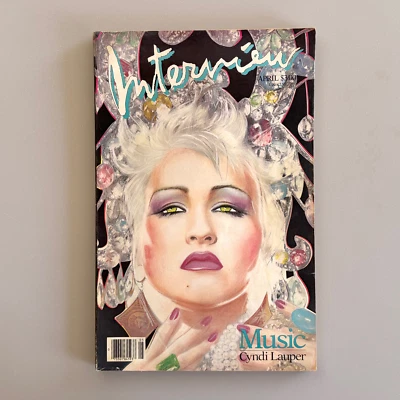 Interview April 1986 Cyndi Lauper Music Capello Grace Jones Black Flag McLaren - Image 1 of 4