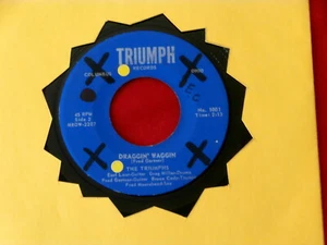 TRIUMPHS~ DRAGGIN WAGGIN~ MAD MIKE MONSTER~ FENDER BENDER~ ~ INSTRUMENTAL 45 - Picture 1 of 2