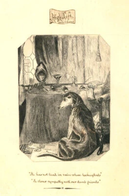 Después de Sir Edwin Henry Landseer RA - Dibujo a tinta de principios del siglo XIX, alta vida Foto 1 de 2