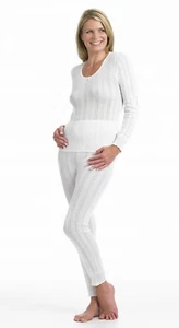 Brettles Thermal Long Sleeved Vest. Slenderella. Little lace - Picture 1 of 1