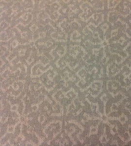 Lee Jofa Tone on Tone Ethnic Upholstery Fabric- Chantilly Weave / Grey 2.0 yds - Picture 1 of 2