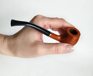 Mr. Brog Elegante Tabak Pfeife Smoking Pipe № 29 Caro Teak Birnenholz Hand Made - Bild 1 von 10