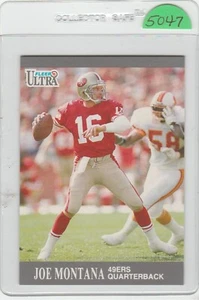 1991 FLEER ULTRA   JOE MONTANA  #251  SAN FRANCISCO 49ERS  FOOTBALL CARD - Picture 1 of 2