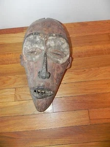Arts of Africa - Bakongo Warrior Mask - DRC - Congo - 15" Height x 7" Wide STG - Picture 1 of 4