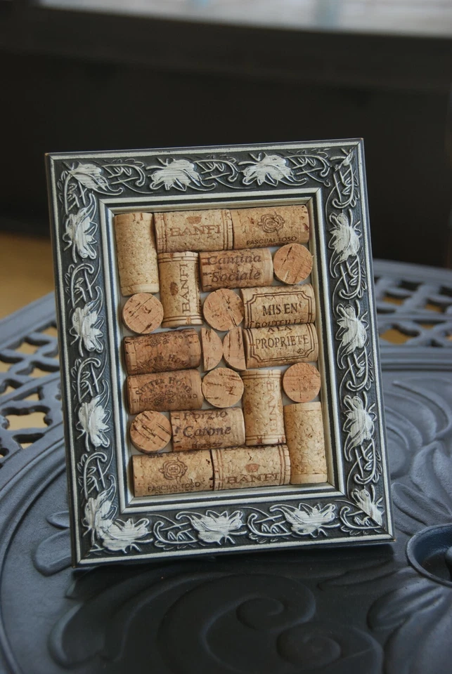 Wine Cork Board Desk Top Memo Board - Image 1 of 4