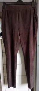 Land's End brown corduroy leggings. Size S. Used - Picture 1 of 3