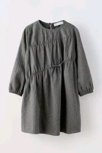 Zara Girls Knit Dress Gray Dress Size 7 - Picture 1 of 5