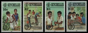 Seychelles 1985 - Michel n. 593-596 ** - MNH - Anno della Gioventù - Foto 1 di 1
