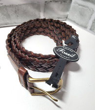 NEW Fossil Brown Leather Belt BT5040 Size XL