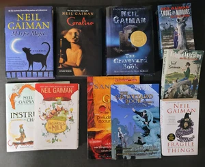 Neil Gaiman 12 book lot Coraline 1st ed, Graveyard Book, M is for Magic, Sandman - Picture 1 of 14
