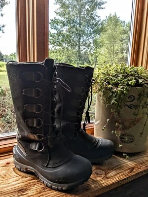 BOTA DE INVERNO FEMININA BAFFIN Coco impermeável caminhada couro isolado neve tamanho 7 - Imagem 1 de 4