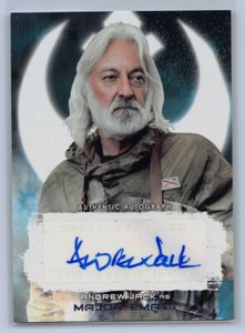 2017 Topps Star Wars: The Last Jedi - Andrew Jack as Major Ematt AUTO CARD