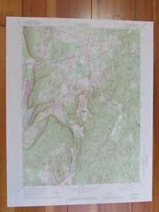 Durham Connecticut 1973 Original Vintage USGS Topo Karte - Bild 1 von 1