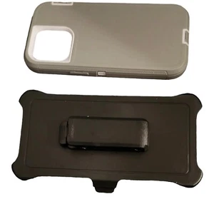 For iPhone 15 Pro Max Shockproof Defender Case with Belt Clip - Picture 1 of 4