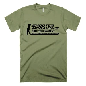 Shooter Mcgavins Shirt Golf Tournament Shirt Happy Gilmore Shirt Funny Movie Tee - Picture 1 of 5