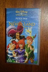 WALT DISNEYS CLASSIC PETER PAN RETURN TO NEVER LAND VHS - Picture 1 of 4