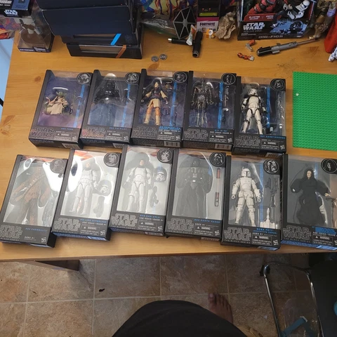 Star Wars Black Series 2015 Blue Line- Lot of 11 6” Action Figures - NIB Cover