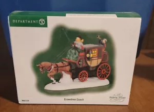 Dept 56 Dickens Series 2008 Crowntree Coach #807228 - Picture 1 of 4
