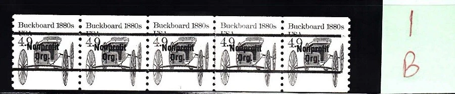 USA PNC SC# 2124a BUCKBOARD 4.9c -W. A.- PNC5 MNH - PL# 1 - LOT 1 B - Image 1 of 1