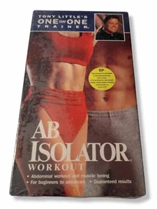 TONY LITTLE One on One Trainer Ab Isolator Workout VHS video tape FACTORY SEALED - Picture 1 of 11