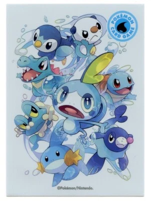 TYPE FIGHTERS Water Type Individual Card Sleeve Pokemon Center Japan Original - Image 1 of 2