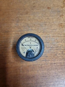 Vintage Moving Coil Amperes Meter Gauge Military 1944 Fg X 4 - Picture 1 of 10