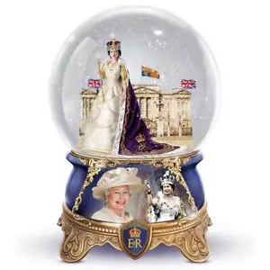 Figura musical huevo reina Isabel II Royal Bradford Exchange - Imagen 1 de 1