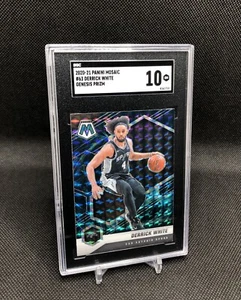 2020-21 Mosaic Derrick White GENESIS PRIZM SSP CASE HIT No. 63 GRADED SGC 10 GM! - Picture 1 of 18