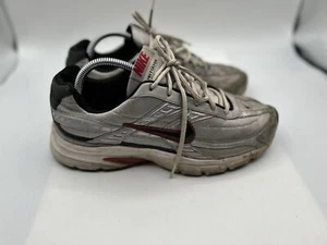 Nike Initiator Athletic Men's Sz 9 Metallic Silver Lace Up Running 394055-001 - Picture 1 of 6