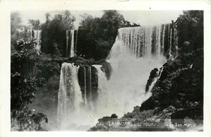 Cataratas del Iguazú Misiones Salto San Martin Argentina Falls RPPC Postcard - Picture 1 of 1