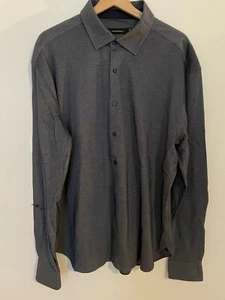 Men's ZEGNA pique longsleeve button down shirt - Picture 1 of 4