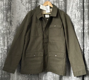 Marks & Spencer Mens Coat Borg Lined Utility Jacket Stormwear Size 3XL 50-52" - Picture 1 of 11
